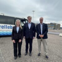 Justitieministern på besök i Trelleborgs Hamn